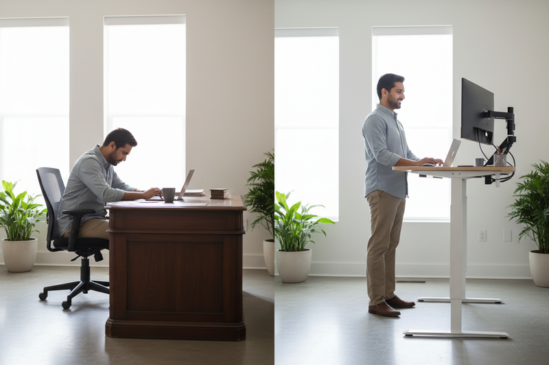 Height Adjustable Desk vs Sitting Desk: Which Is Better for Long Working Hours?