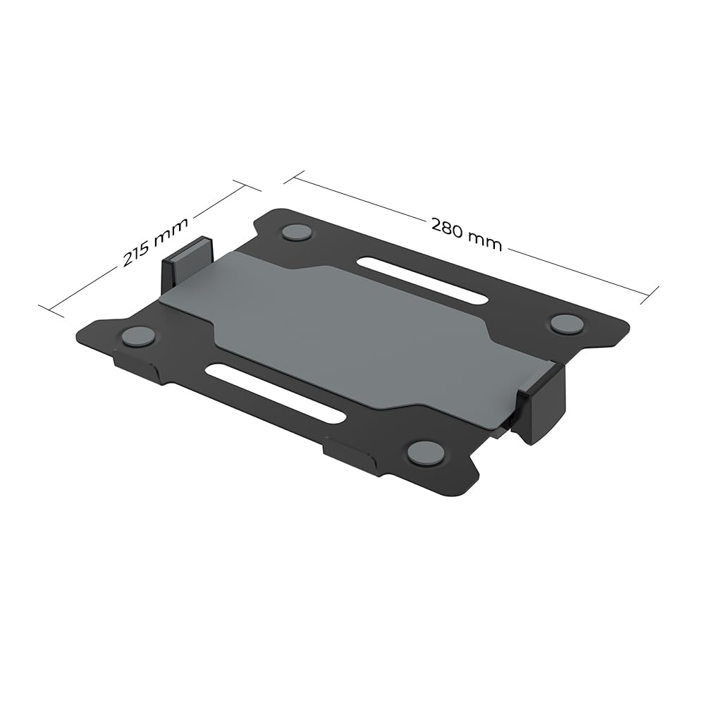 Single Monitor Arm with Laptop Tray, Full Motion Adjustable Stand, Gas Spring Mount for 13–30 Inch Screens, VESA 75x75/100x100 Compatible, Clamp & Grommet Base, Supports 1 Monitor or Laptop
