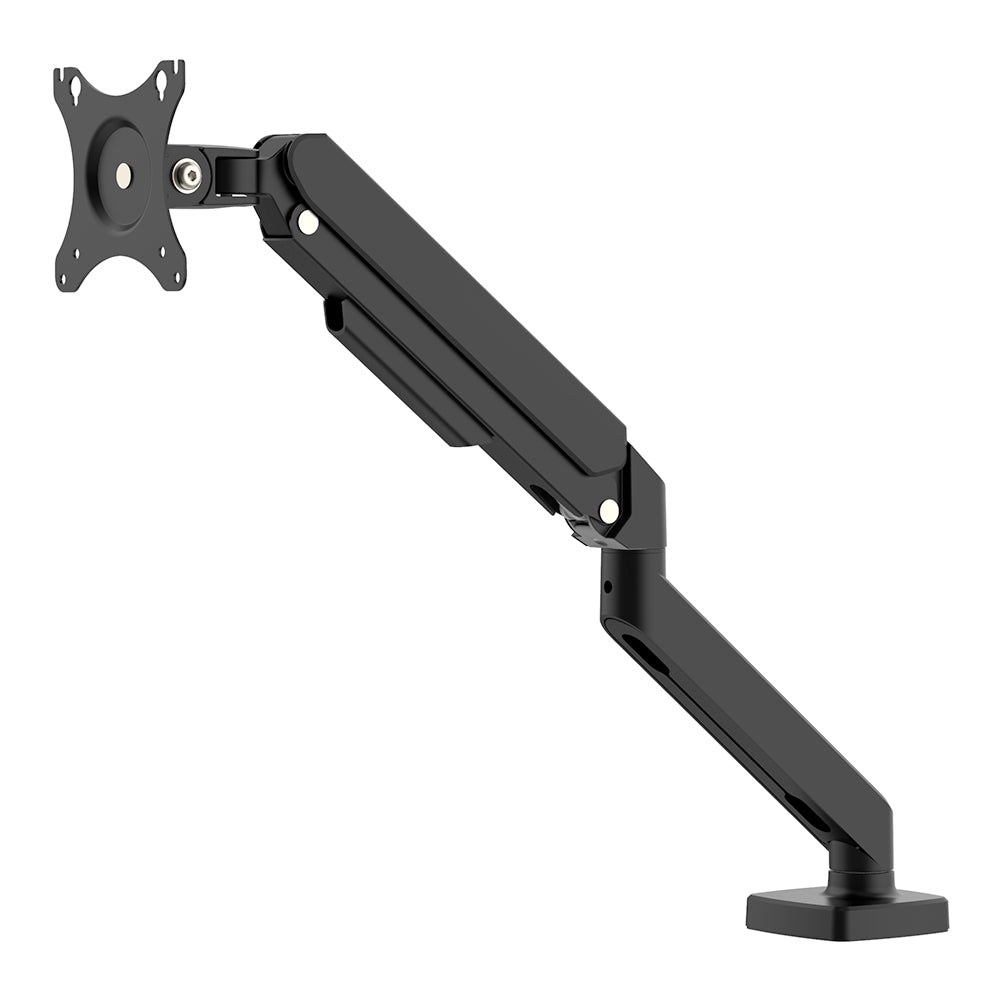 Gas Spring Single Monitor Arm Full Motion Flexibility for 13 to 30 Inch Monitor Weight Capacity 9kg - TDS100