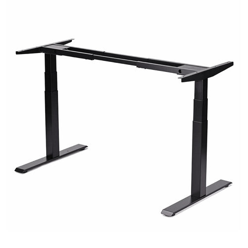 Dual Motor Standing Desk with 25mm Pre Drilled Tabletop 120kg Weight Capacity + Free Headphone & Cup Holder and Cable Management  - Verto Series