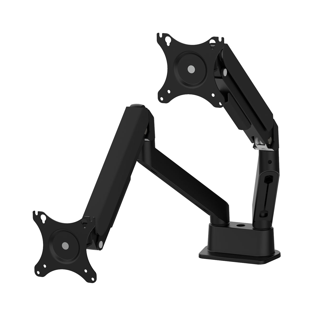 Gas Spring Dual Monitor Arm Full Motion Flexibility for 13 to 32 Inch Monitor Weight Capacity 9kg Per Monitor - TDS200