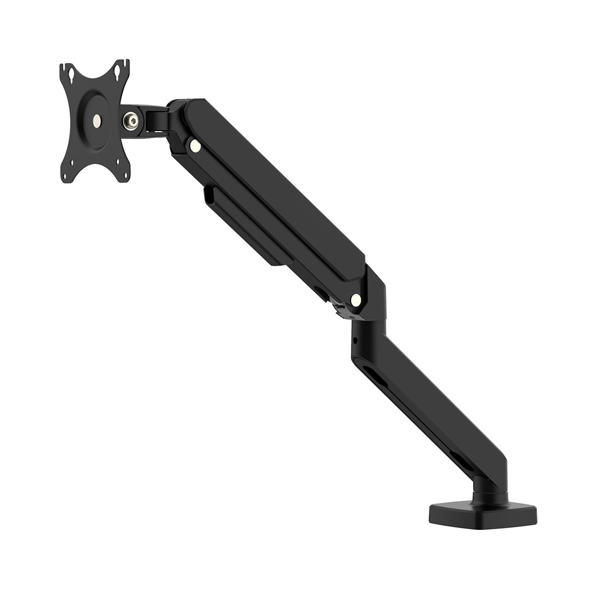 Gas Spring Single Monitor Arm Full Motion Flexibility for 13 to 30 Inch Monitor Weight Capacity 9kg - TDS100